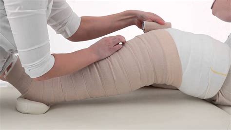 Actico full leg bandaging - YouTube