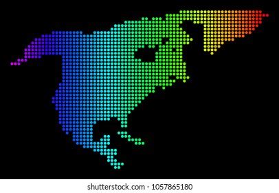 Illustrated Map South America Stock Vector (Royalty Free) 18635401 | Shutterstock