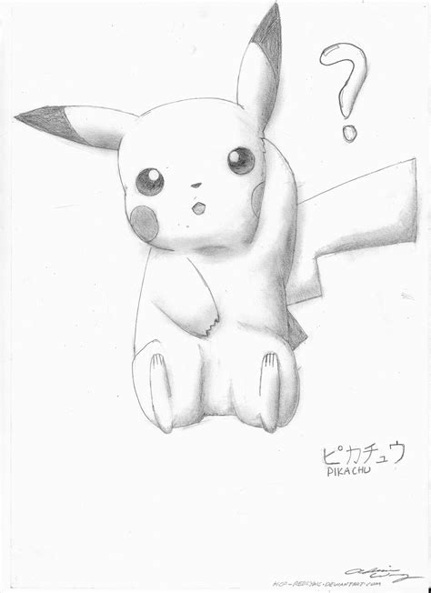 Pikachu - Pencil by HCP-RedSync on DeviantArt