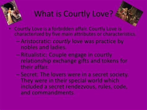 Courtly love p.1