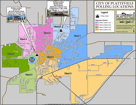 District & Ward Maps | Platteville Wisconsin