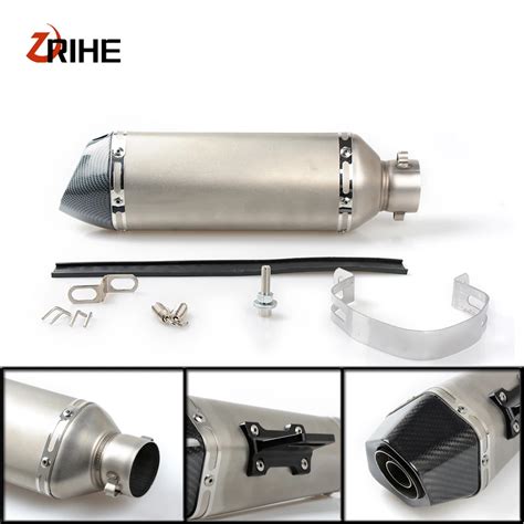 High Quality 36 51mm Universal Motorcycle Moto Bike Exhaust Pipe With ...