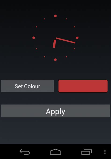 java - How to customize android analog clock widget through ...