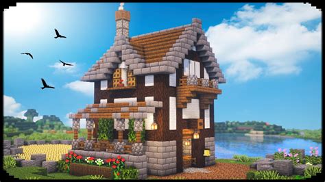 Minecraft: How to Build a FARMHOUSE | Minecraft Building Tutorial - YouTube