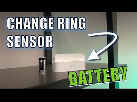 How to Change Ring Contact Sensor Battery Quick! (Generation 1) - YouTube