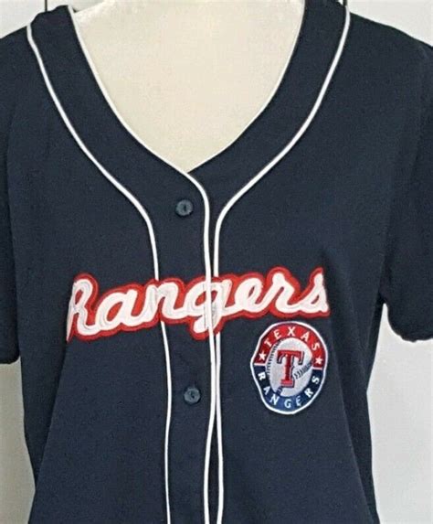 Texas Rangers Baseball Jersey Womens XL in 2021 | Baseball jersey ...