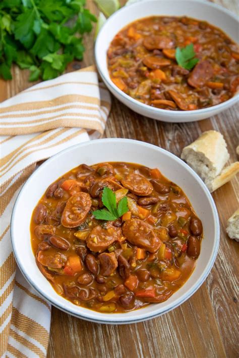 Chorizo and Bean Stew - My Dominican Kitchen