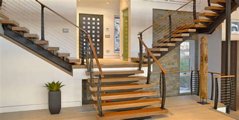 Metal Stair Stringers - Styles and Construction - Keuka Studios