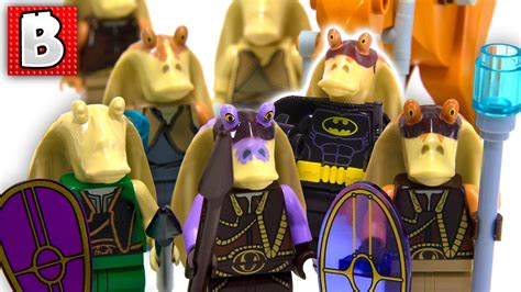 Every Lego Gungan and Jar Jar Minifigure Ever Made!!! | Star Wars Collection Review - YouTube