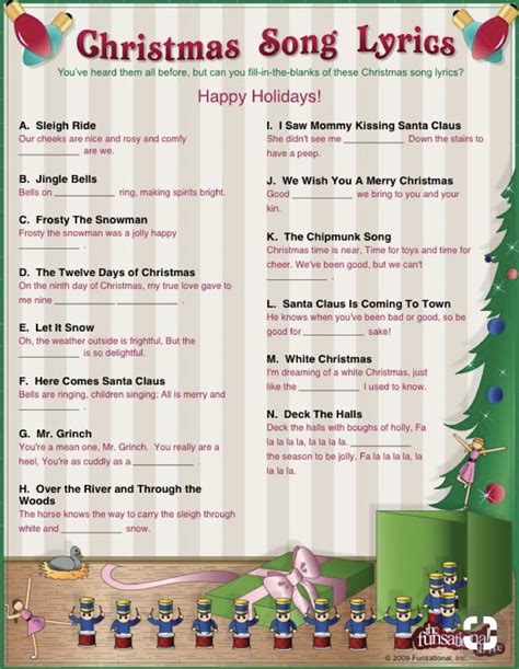 Pin by Sarah on Christmas | Christmas quiz, Christmas songs lyrics ...