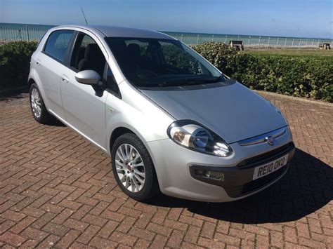 Fiat punto evo diesel 2010 silver 5 door long mot low miles low insurance very economical | in ...