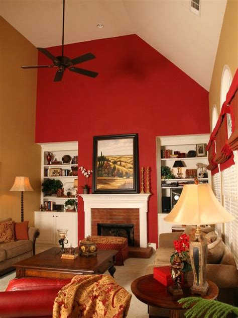 Best Red Accent Wall With Low Cost | Home decorating Ideas