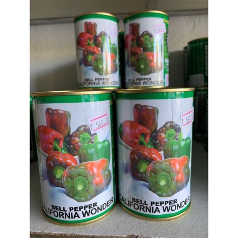 PEPPER BELL PEPPER CALIFORNIA WONDER 50GR CAN SEED CONDOR | Shopee ...