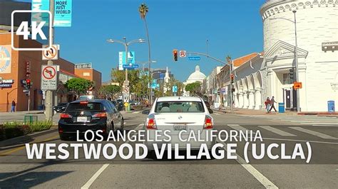 [4K] Driving Westwood Village, UCLA, Los Angeles, California, USA, 4K ...