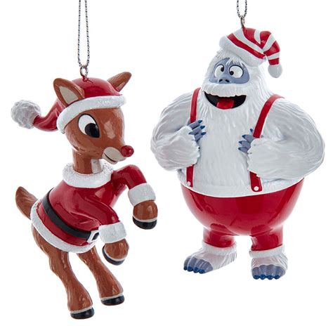 Rudolph and Bumble Ornament Set | The Music Box Company