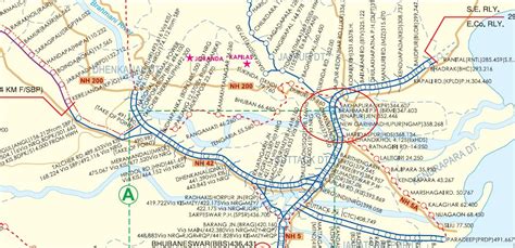 Vijayawada Railway Division Map