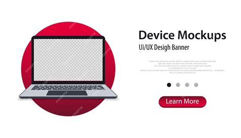 Premium Vector | Modern laptop mockup - front view. laptop mockup ...