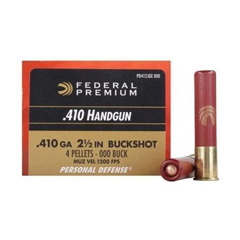 Federal Premium .410 Handgun Shotshells (000) – PD412JGE000 | Keep Shooting