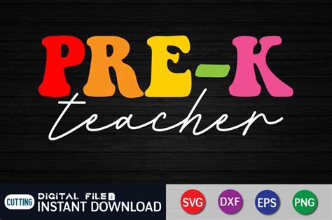 Pre-k Teacher SVG By FunnySVGCrafts | TheHungryJPEG