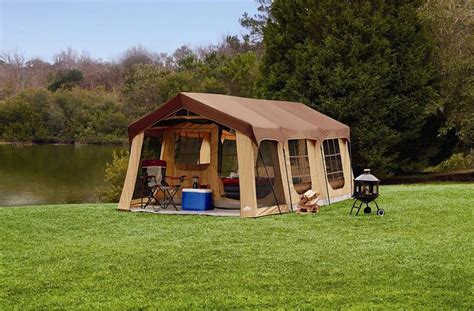 This Giant House Shaped Tent With a Front Porch Fits Up To 10 People ...