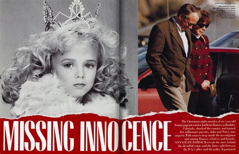 JonBenet Ramsey: Missing Innocence | Vanity Fair