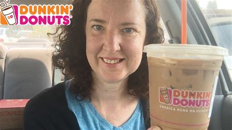 Dunkin Donuts Iced Mocha Review - YouTube