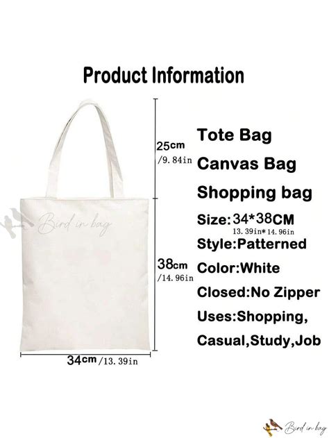 Bird in Bag – Professional Nurse-themed Canvas Tote Bag for Christmas with Artistic Logo Design ...