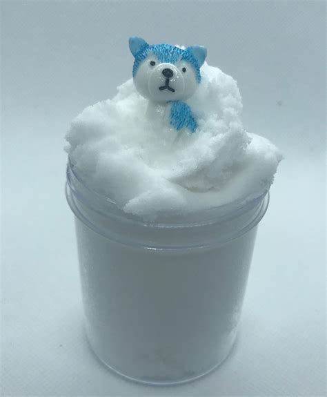 Husky Snow Day Cloud Slime Snow Slime Cloud Slime White | Etsy