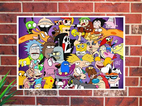 PNG File 90s Cartoons Arnold Johnny Bravo Tumbler Wrap Sublimation ...