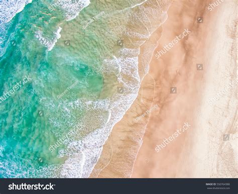 Aerial View Sandy Beach Stock Photo 550764388 | Shutterstock