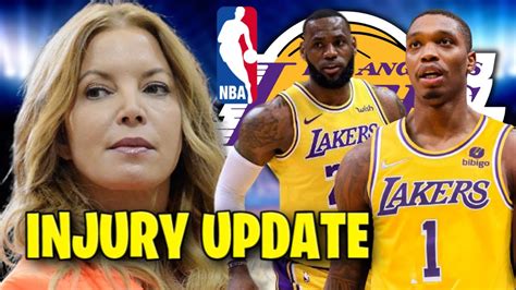 JUST LEFT! LAKERS INJURY UPDATE! LOS ANGELES LAKERS NEWS TODAY! - YouTube