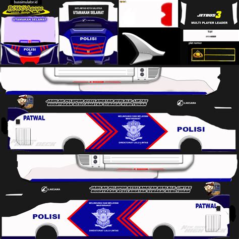 Discover the coolest Livery bus polisi images | New bus, Bus games ...