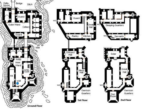 Floor Plan Of Castle