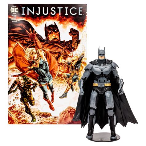 McFarlane Toys DC Direct Injustice 2 Batman Action Figure with Comic ...