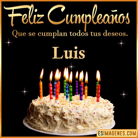 【º‿º】 Feliz Cumpleaños Luis【 ️】30 Tarjetas y GIF