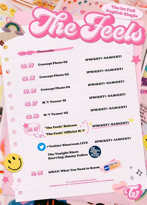 TWICE announce new English single, 'The Feels' | Bandwagon | Music