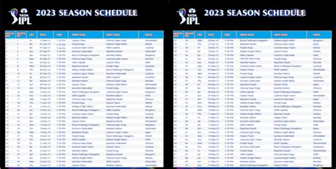 IPL 2023 SCHEDULE | It matters so needed