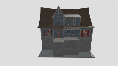 low poly hello neighbor 2 beta house - Download Free 3D model by irons3th [fbd192f] - Sketchfab