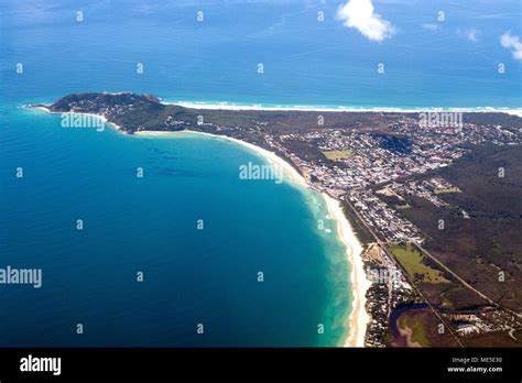 Aerial view of Byron Bay in Australia Stock Photo - Alamy