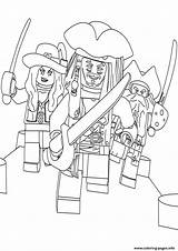 Lego Pirates Jack Running Coloring Pages Printable sketch template