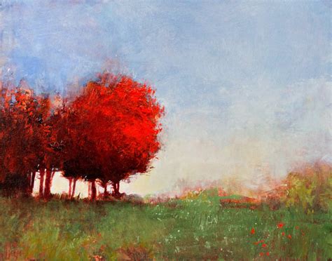 Landscape oil painting impressionist landscape tonal modern