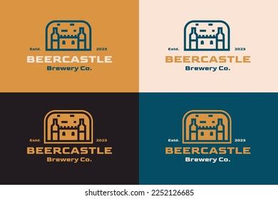 Brewery Logo Design Vector Illustration Stock Vector (Royalty Free) 2252126685 | Shutterstock