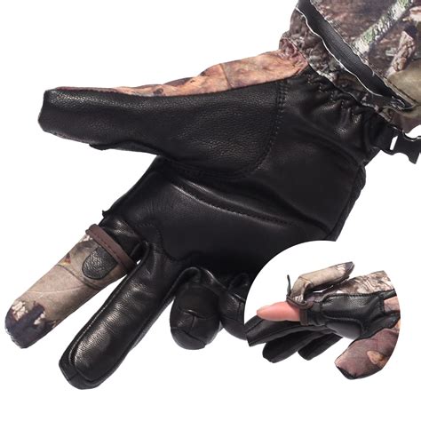 Heated Hunting Gloves with removable trigger flap for perfect feel