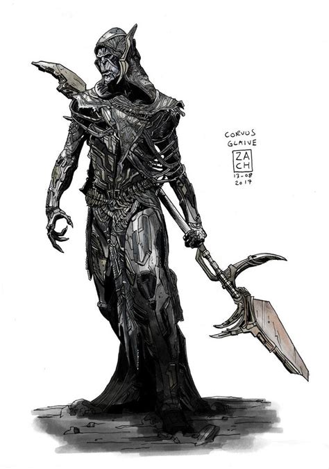 Corvus Glaive by ZachBobBob Marvel Villains, Marvel Comics, Corvus Glaive, Marvel Concept Art ...