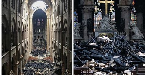 Photos Reveal Damage Inside Notre Dame Cathedral In Paris After Fire