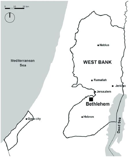 Ancient Bethlehem City Map