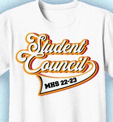 Student Council T-Shirt Designs - Cool Leadership Shirts - Free Shipping