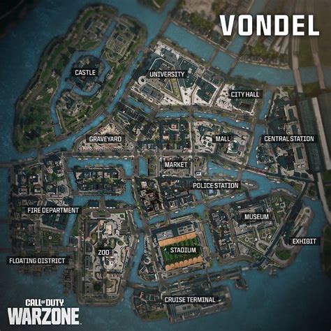 Call of Duty Warzone 2's Vondel map: All Points of Interests revealed