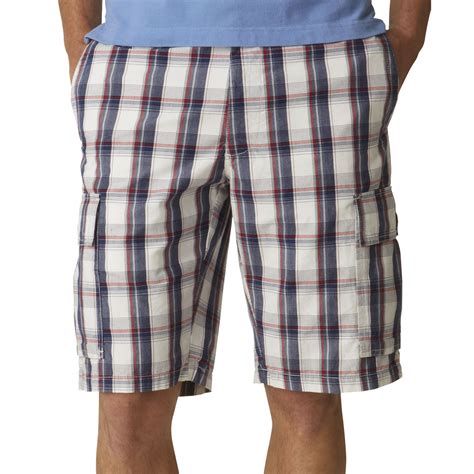 Dockers Perfect Basie Plaid Cargo Shorts in Blue for Men (Rodder) | Lyst