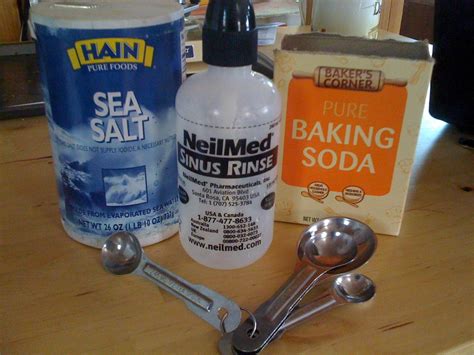 Sinus Irrigation Salt Baking Soda